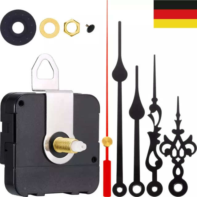 DIY Quarz Uhrwerk Wanduhr Zeigersets Funkuhr Quarz Uhrwerk Leises Uhrwerk Set