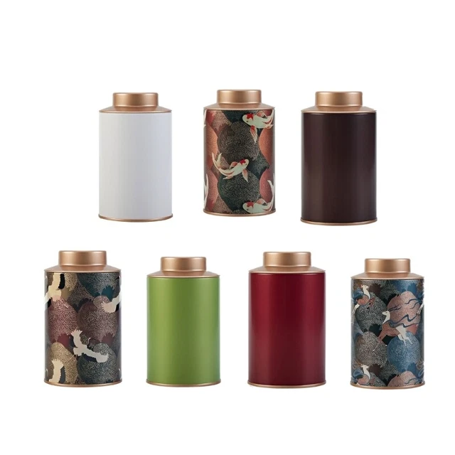 Mini Tea Containers MINI EMPTY TEA Tin Can Containers for Loose Tea, Coffee, Candy, Cookie ...