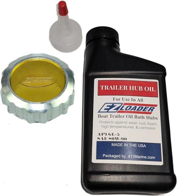 EZ LOADER BOAT Trailer Replacement 5 Lug Oil Bath Hub Cap 250034388 w