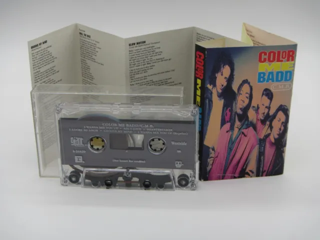 Color Me Badd C.M.B. Cassette Tape Giant Records 1991 Columbia House Tested
