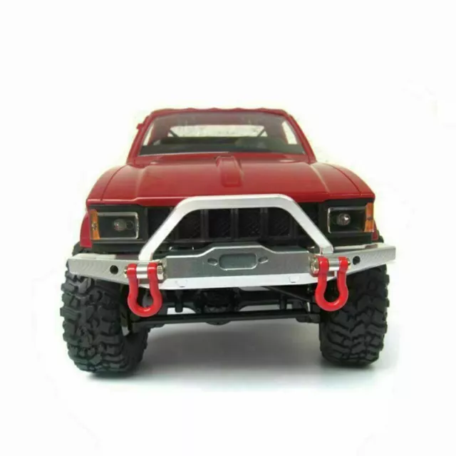 For 1/16 WPL C14 C24 RC Truck Upgrade Metal Front Bumper Hook Guard Spare Parts