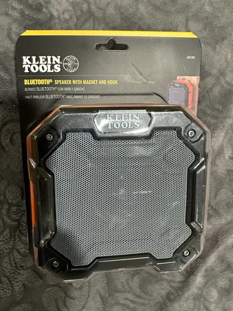 BRAND NEW!! Klein Tools Bluetooth Speaker - Includes Magnet + Hook AEPJS3