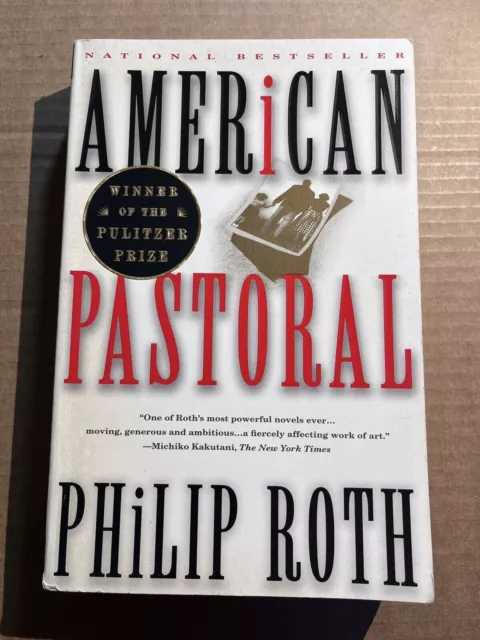 AMERICAN PASTORAL  by Philip Roth  1998 Vintage trade paperback POWERFUL