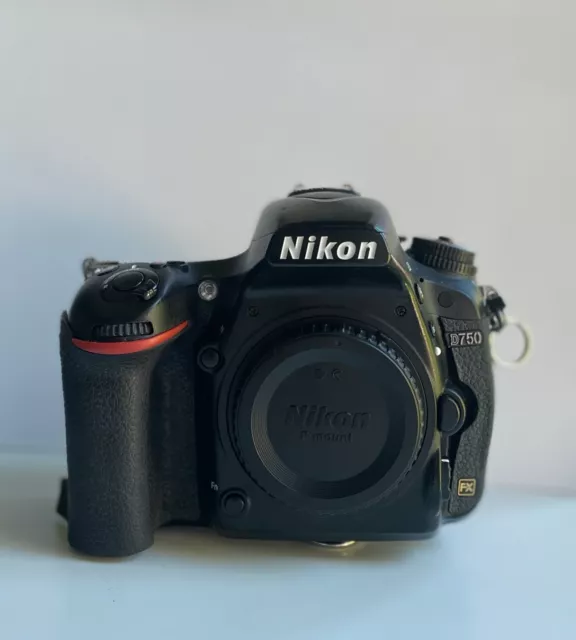 Nikon D750 24.3 MP Full Frame Digital SLR Camera - Black (Body Only)