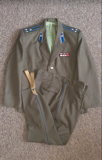 Soviet colonel KGB jacket and pants
