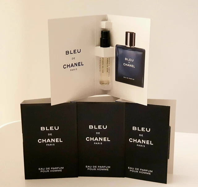 CHANEL BLEU DE CHANEL EAU DE PARFUM POUR HOMME 3X 2 ml (6ml) Proben EUR ...