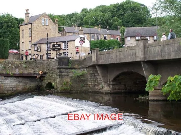Photo  River Don Bridge And Weir Oughtibridge After 'Clean Up' Following The 'Cl