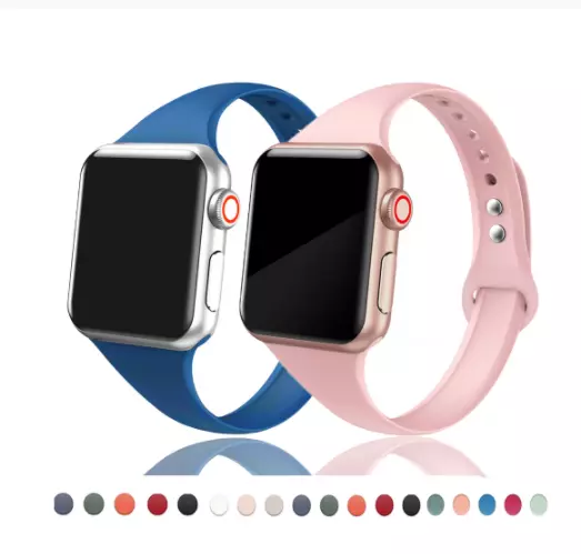 Correa Pulsera de silicona Apple Watch series 1 2 3 4 5 6 38 - 40 mm 42 - 44 mm