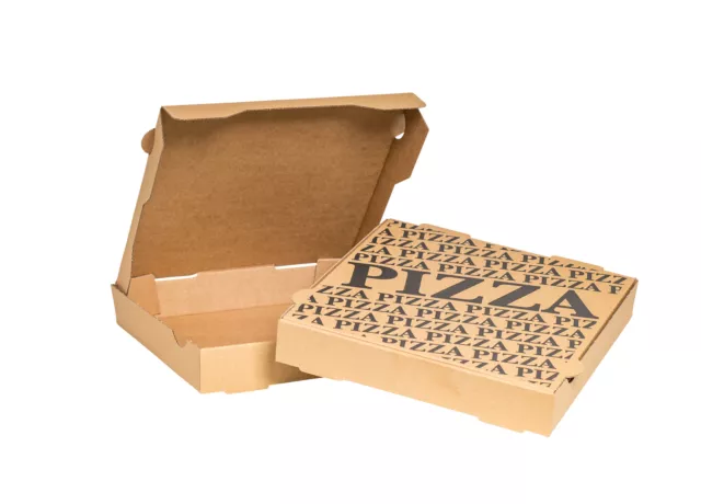 Pizzakarton Pizzaschachtel Pizzabox Pizza Foodverpackung, 9 Größen, ab 100 Stück