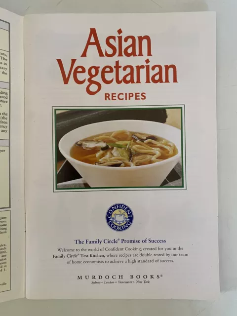 Family Circle Asian Vegetarian Recipes Mini Cookbook 2000 3