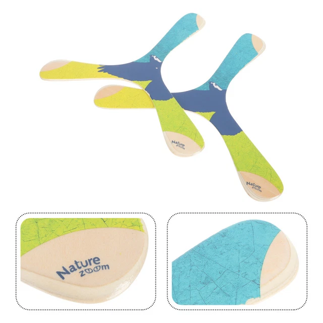 2 Pcs Boomerang Sportivo Boomerang Trifoglio Giocattoli Estivi Ufo