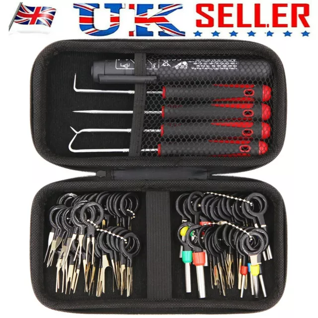 NEW 87X Wire Terminal Removal Tool Kit Car Hook and Pick Set O Ring Seal Puller