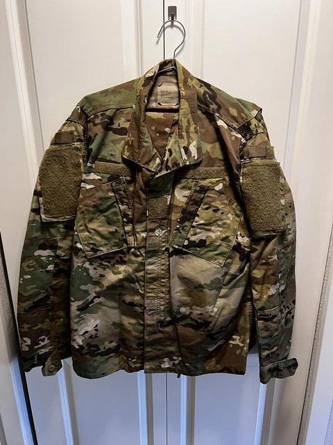 US Army USAF Camo OCP Combat Uniform Multicam Coat Top Size Medium Long New