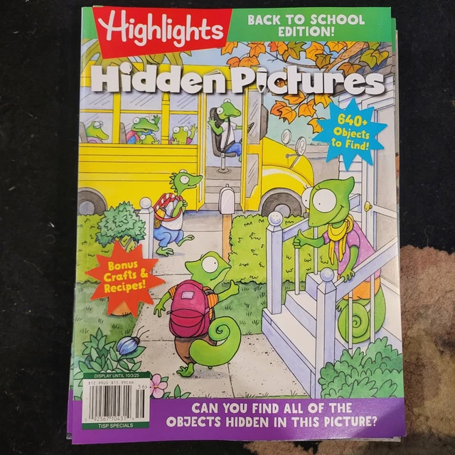 HIDDEN PICTURES: HIGHLIGHTS Magazine 2025 ~ Back To School Special ...