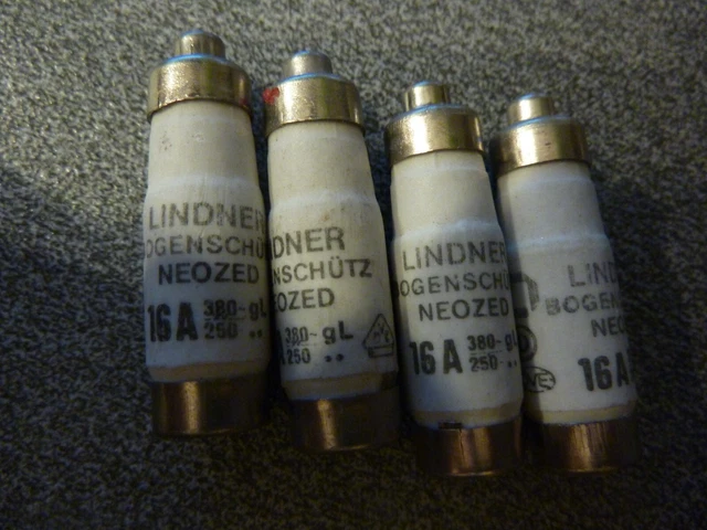 LINDNER NEOZED Sicherung D01GG40V16 - 16A 400V Sicherung Für Elektroinstallation