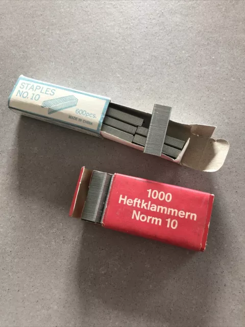 Heftklammern Tackerklammern Gr. 10 Ca. 1300 Stück