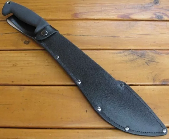 * Seziko * Heavy Duty - Kukri Gurka Machete + Leather Sheath - Outdoors Knife 3