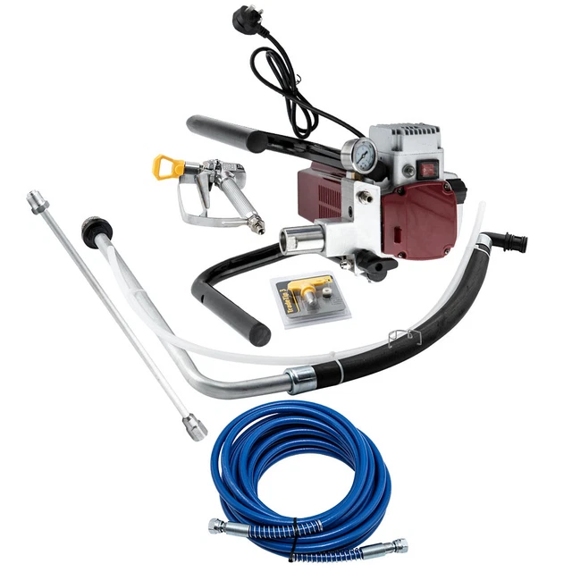 400 W 1/2 PS HochdruckAirlessWandfarbenSpritzpistole Sprühgerät