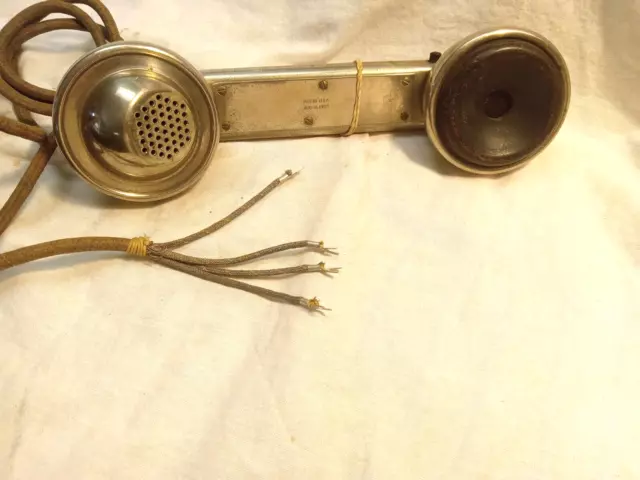 Western Electric "1A" type Telephone Lineman's "Push-to-Talk Set...st