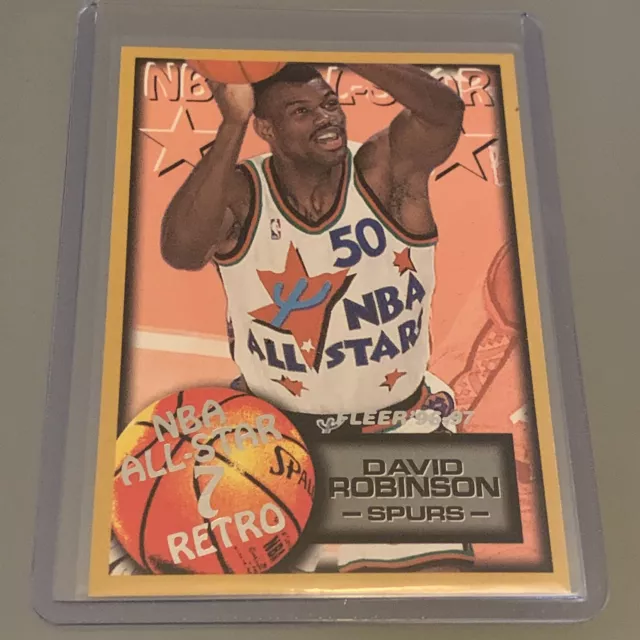 1996-97 FLEER NBA All-STAR #316 DAVID ROBINSON HOF SPURS NM-MT🏀card!