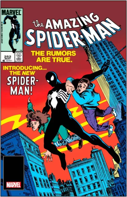 Amazing Spider-Man #252 Frenz Foil Variant Marvel Comics 2024 1St App Black Suit