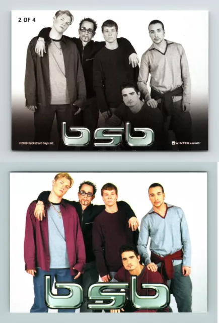 Backstreet Boys Black & Blue #2/4 Winterland 2000 Trading Card