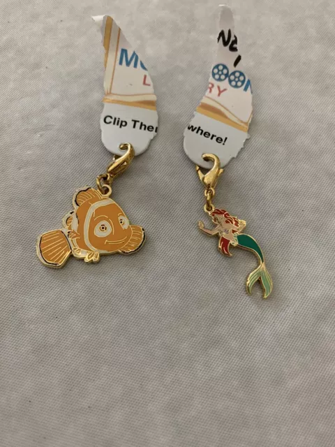 Disney Official Charms Ariel And Marlin