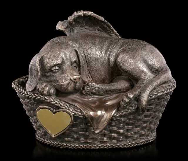 Animal Urn - Hunde-Engel Avec Plaque Gravée - Aimé Animal de Compagne L Souvenir