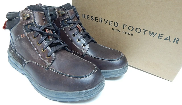 Reserved Footwear The Curragh Sz 13 M EU 46 Homme Cuir Mi Bottes Marron RF147