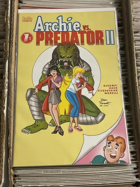 ARCHIE vs PREDATOR II #1 2019 DAN PARENT VARIANT COVER betty veronica riverdale