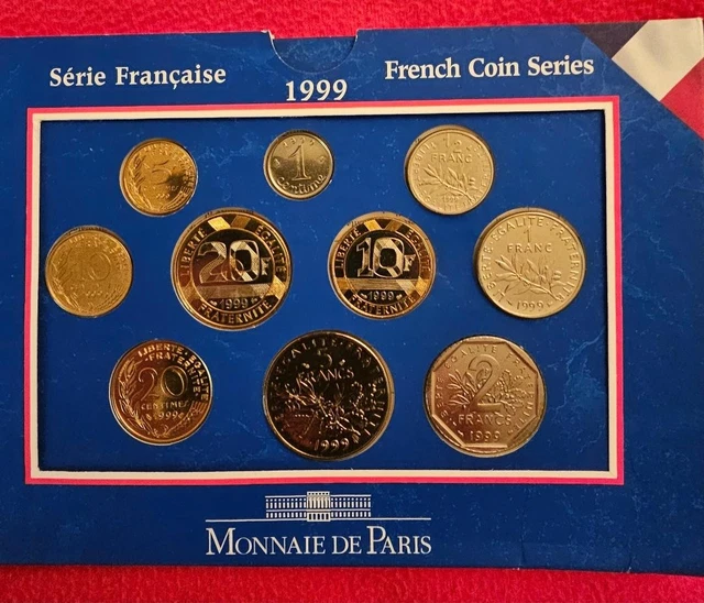 Coffret FDC France 1983 - 12 Pièces En Francs - Fleurs De Coin Avec Certificat