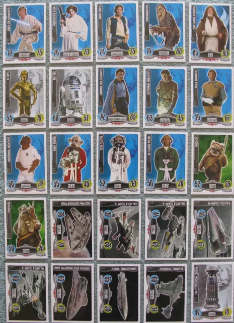 Star Wars Force Attax Film Saga Basiskarten