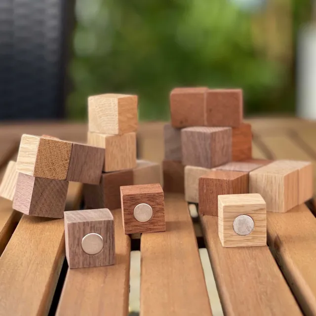 Holzmagnet Magnete aus Holz - super stark aus Deutschland