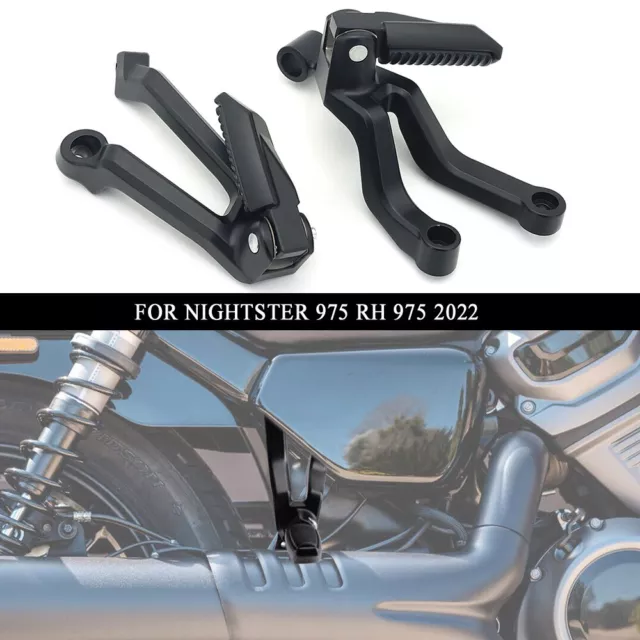 Rear Passenger Foot Pegs Footrest Fit for Harley Davidson Nightster RH975 2022+