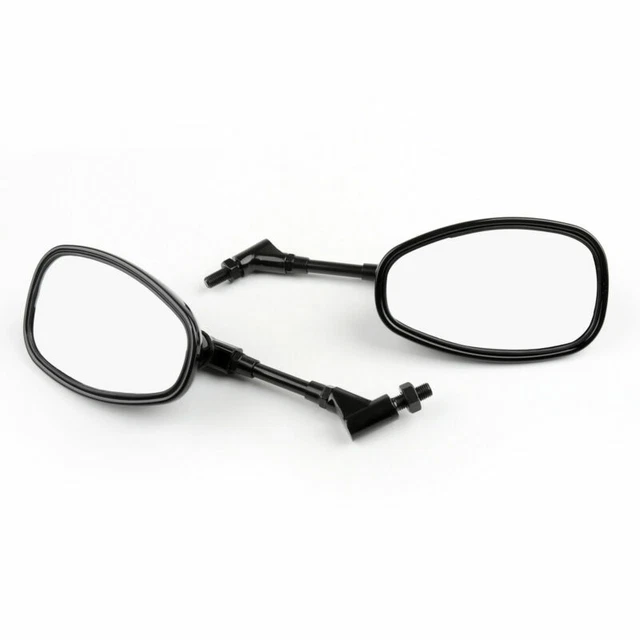 Moto Rear View Mirrors For Yamaha V-MAX XJR1200 MT-03 FZ6 04-09 XV950 Black SA