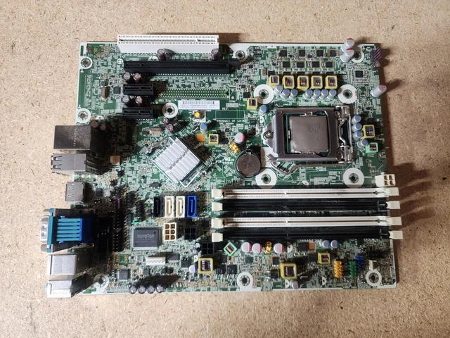 HP Compaq 6200 Pro SFF Motherboard 615114-001 611794-000 w/ Intel i3-2120 3.3GHz