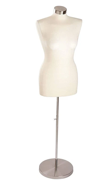 Jersey Dressmaker Economy Female Form Seamstress Off White Mannequin Adjustable Jersey Dressmaker Economy Female Form Seamstress Off White Mannequin Adjustable