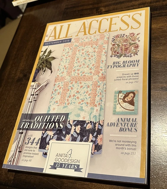 Libro y CD de Anita Goodesign con acceso completo septiembre de 2019 99 USD en el sitio web