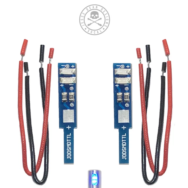 Technics SL-1200/1210 LED SMD Target Lights in Blue, pair Jesse Dean Designs