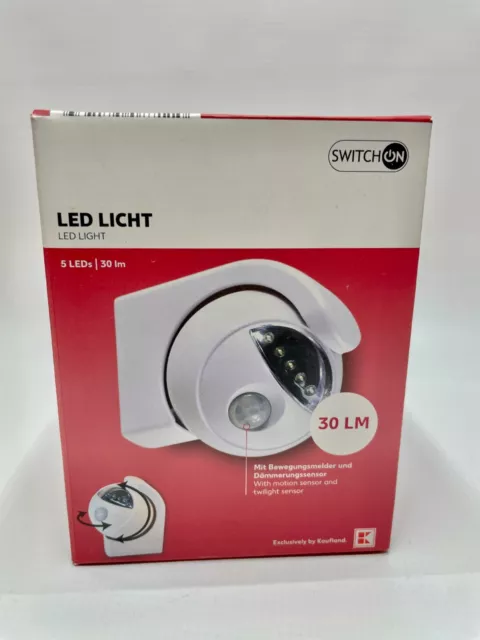 Luz LED con sensor de movimiento 30 lm