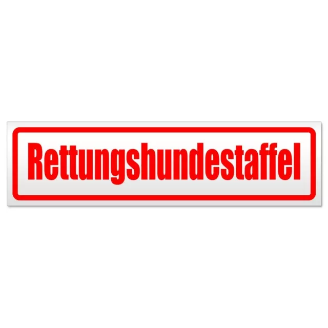 Rettungshundestaffel Magnetschild Schild magnetisch