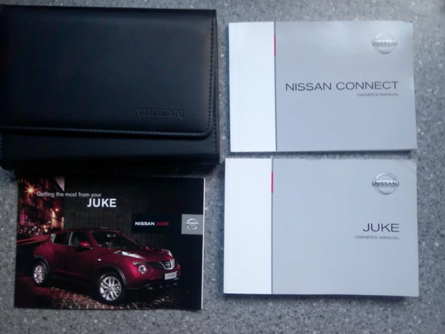 Genuine Nissan Juke / NISMO Owner's Manual Pack - 2014-2019 Models, Used, Good Condition