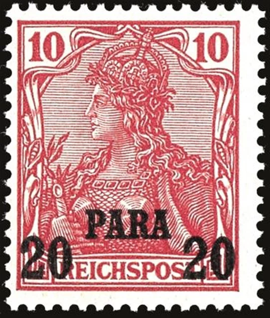 29176) Deutsche Post in der Türkei MiNr. 13II postfrisch tadellos Mi. 100,-