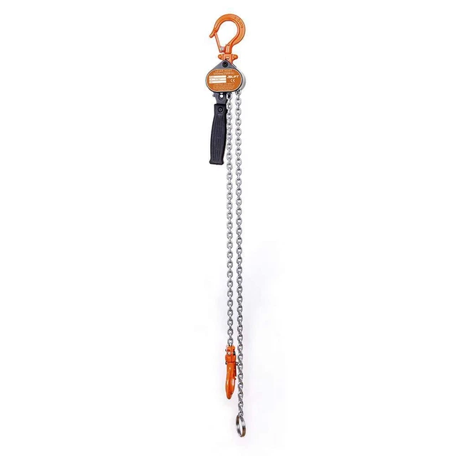 MINI 1/2 Ton Lever Chain Hoist - 1100lbs, 5ft Lift: Portable Lifting Solution
