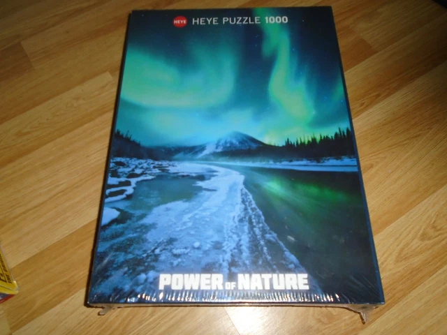 Heye Puzzle „Power Of Nature“ – 1000 Teile, Nordlichter Motiv, Premium-Qualität