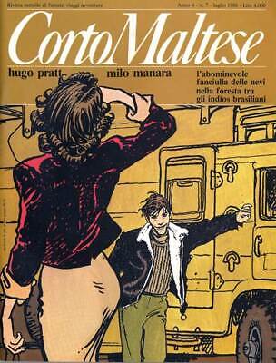 Rivista a fumetti CORTO MALTESE anno 1986 numero 7