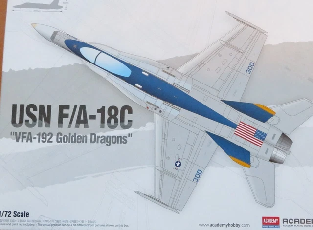 Maquette Avion Academy F/A-18C Hornet 1/72 - Boîte Neuve