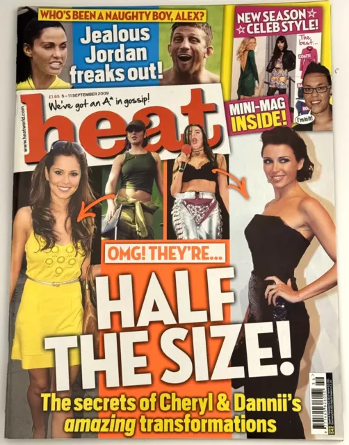 Heat Magazine No 542 Sept 5-11 2009 Jordan Cheryl Danii Big Brother