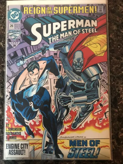 Superman  The Man Of Steel #26  Dc Comics 1993 Vf/Nm