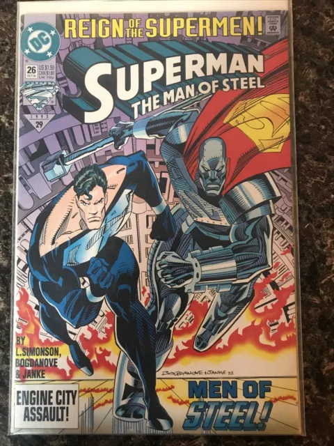 Superman  The Man Of Steel #26  Dc Comics 1993 Vf/Nm